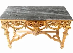 Pamono Italian Baroque Style Gilt Console Table Clearance