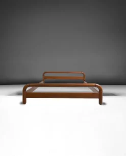 Pamono Italian Bed by Luciano De Gennaro for Brivio, 1977 Sale