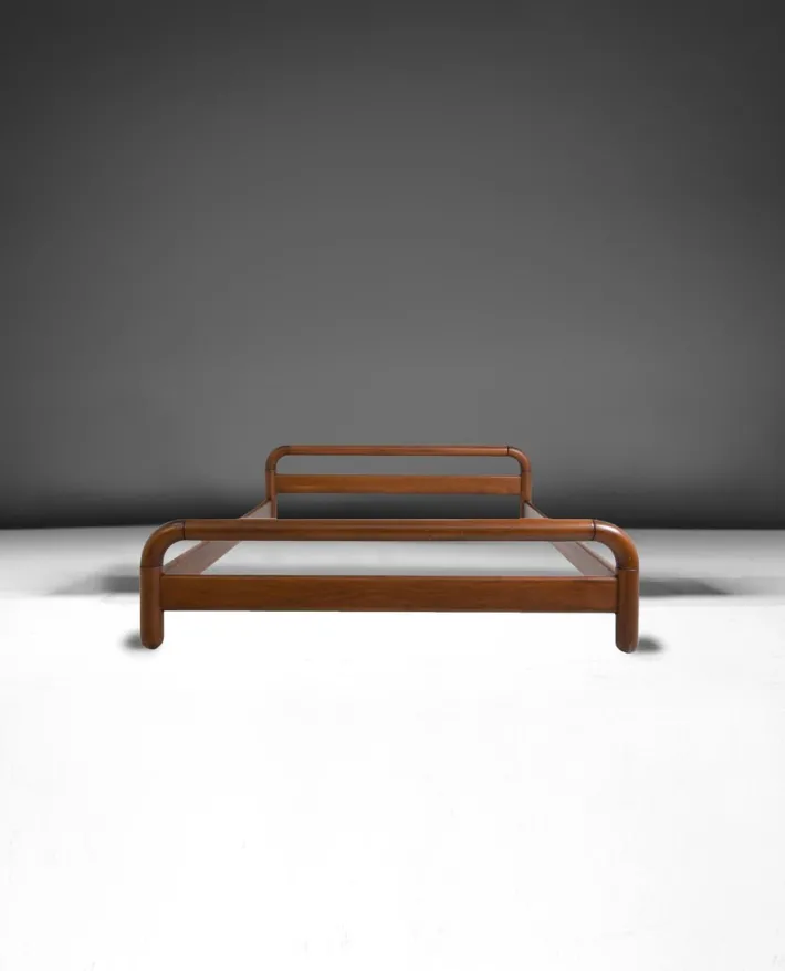 Pamono Italian Bed by Luciano De Gennaro for Brivio, 1977 Sale