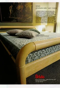 Pamono Italian Bed by Luciano De Gennaro for Brivio, 1977 Sale