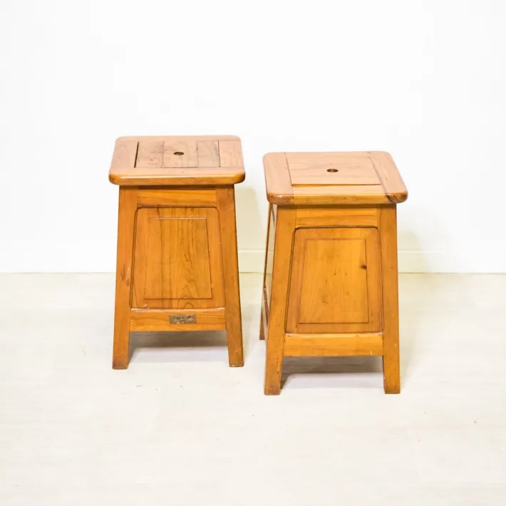 Pamono Italian Bedside Tables, 1960s, Set of 2 New
