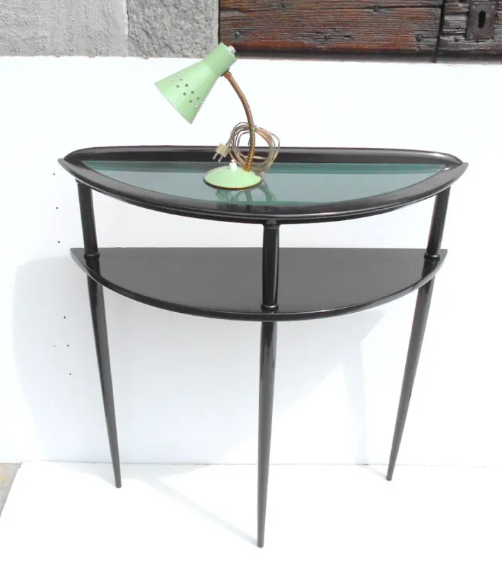 Pamono Italian Beech Console Table, 1950s Sale