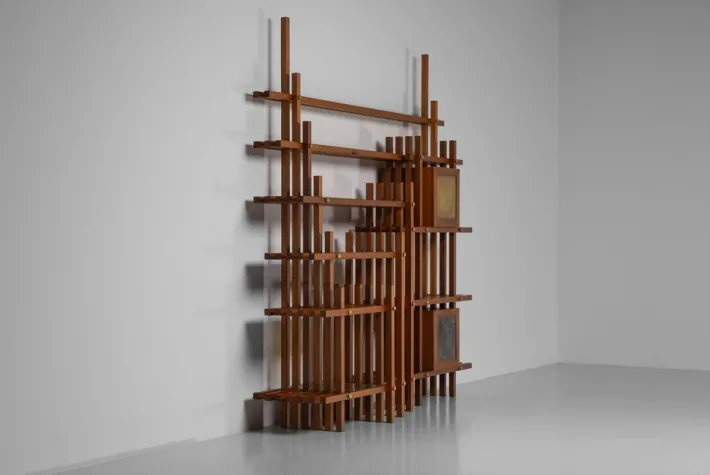 Pamono Italian Bookcase by Gerrit Thomas Rietveld, 1969 New