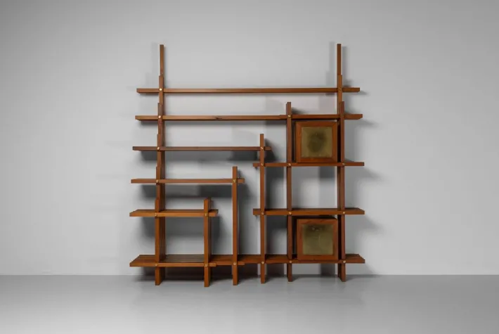 Pamono Italian Bookcase by Gerrit Thomas Rietveld, 1969 New