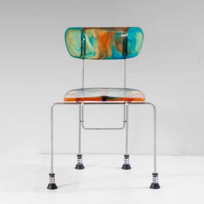 Pamono Italian Broadway Chair by Gaetano Pesce for Bernini, 1993 Clearance