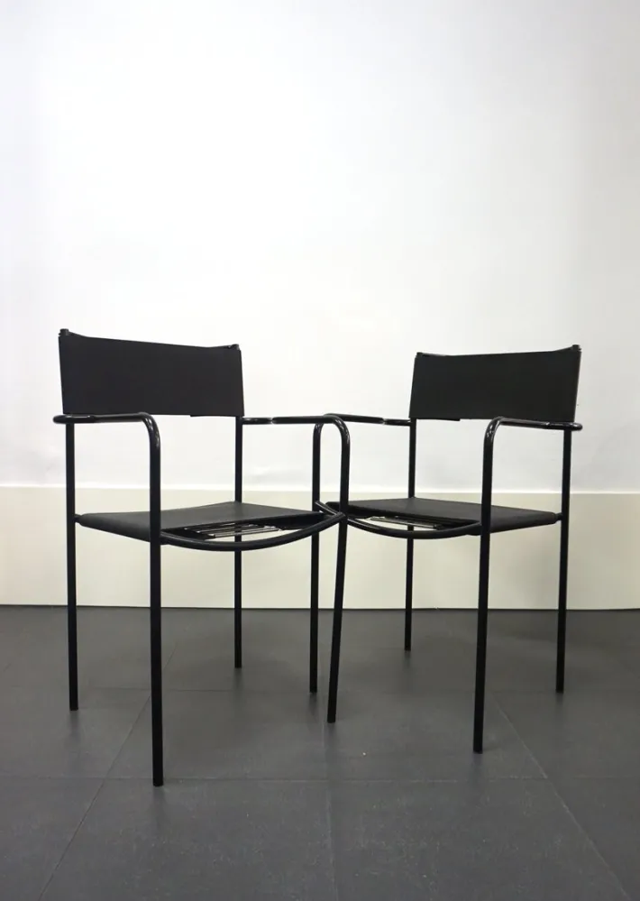 Pamono Italian Chairs by Giandomenico Belotti for Alias, 1980s, Set of 2 Discount