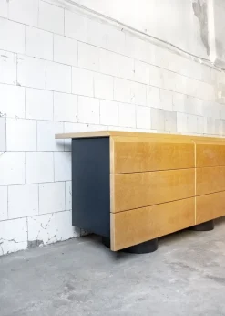 Pamono Italian Chest of Drawers by Giovanni Offredi for Saporiti, 1970s Hot