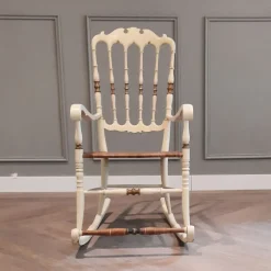 Pamono Italian Chiavarina Rocking Chair, 1950s Outlet