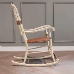 Pamono Italian Chiavarina Rocking Chair, 1950s Outlet