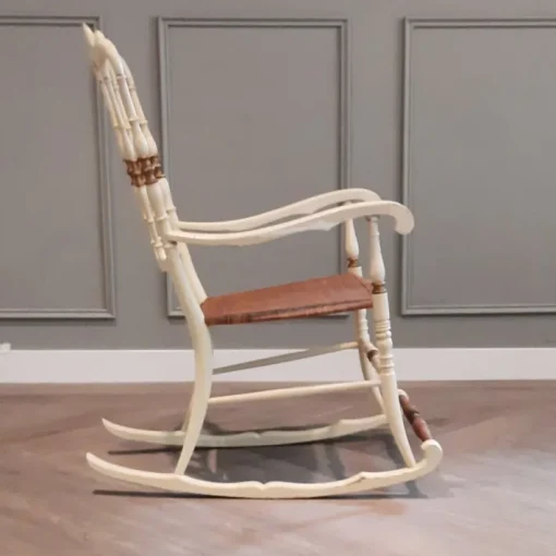 Pamono Italian Chiavarina Rocking Chair, 1950s Outlet