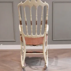Pamono Italian Chiavarina Rocking Chair, 1950s Outlet