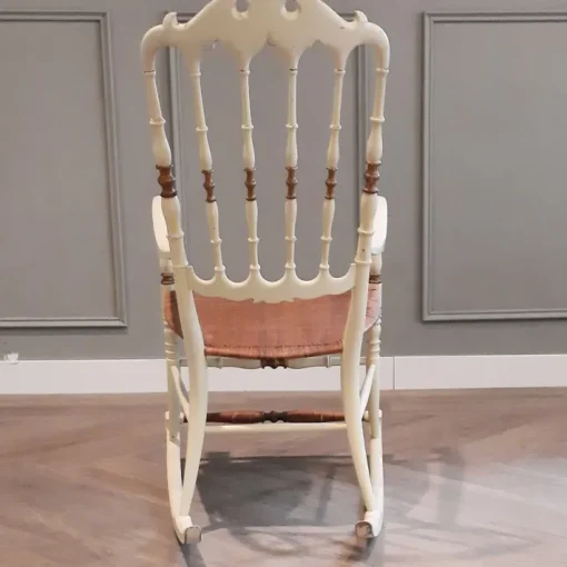 Pamono Italian Chiavarina Rocking Chair, 1950s Outlet