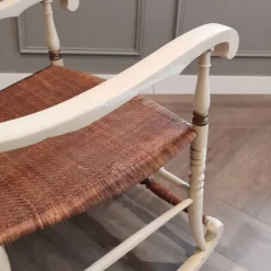 Pamono Italian Chiavarina Rocking Chair, 1950s Outlet