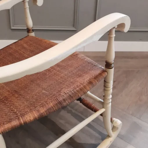 Pamono Italian Chiavarina Rocking Chair, 1950s Outlet