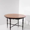 Pamono Italian Chiavarino Table with Inlaid Wood, 1950 Outlet