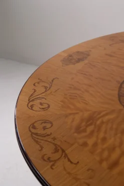 Pamono Italian Chiavarino Table with Inlaid Wood, 1950 Outlet