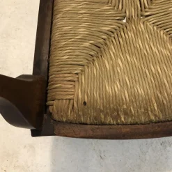 Pamono Italian Children's Chair in Wood with Rush Weave, 1900 Discount