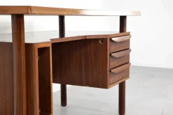 Pamono Italian Desk in Teak, 1960s Clearance