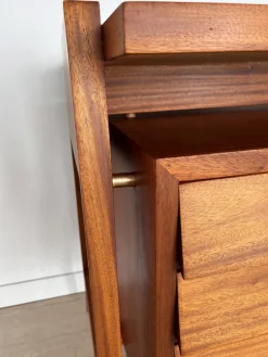 Pamono Italian Desk with Glass Top and Brass Details, 1950s Clearance
