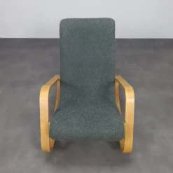 Pamono Italian Dondolo Rocking Chair by Luigi Crassevig, 1970s New