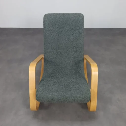 Pamono Italian Dondolo Rocking Chair by Luigi Crassevig, 1970s New