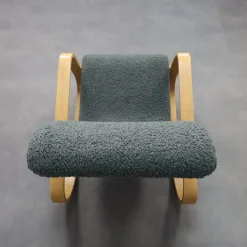 Pamono Italian Dondolo Rocking Chair by Luigi Crassevig, 1970s New