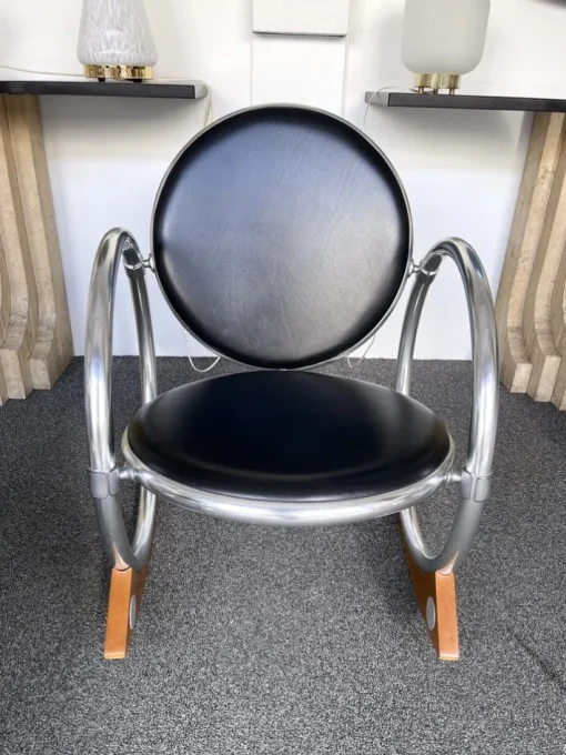 Pamono Italian Dondolo Rocking Chair by Verner Panton for Ycami, 1990s