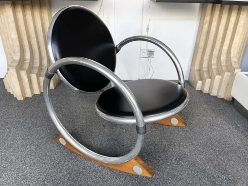 Pamono Italian Dondolo Rocking Chair by Verner Panton for Ycami, 1990s