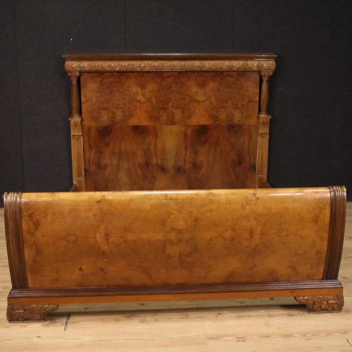 Pamono Italian Double Bed, 1950s Online