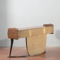 Pamono Italian Dressing Table with Wooden Mirror, 1960s Outlet