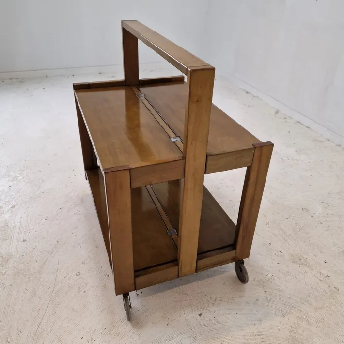 Pamono Italian Folding Trolley by Carrello Tobia for Ciatti Brevettato, 1960s Hot