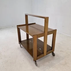 Pamono Italian Folding Trolley by Carrello Tobia for Ciatti Brevettato, 1960s Hot