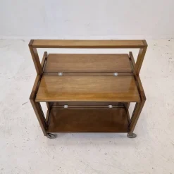 Pamono Italian Folding Trolley by Carrello Tobia for Ciatti Brevettato, 1960s Hot