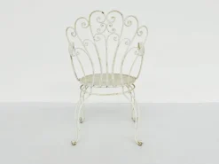 Pamono Italian Garden Armhairs in White Metal, 1950s, Set of 4 Sale