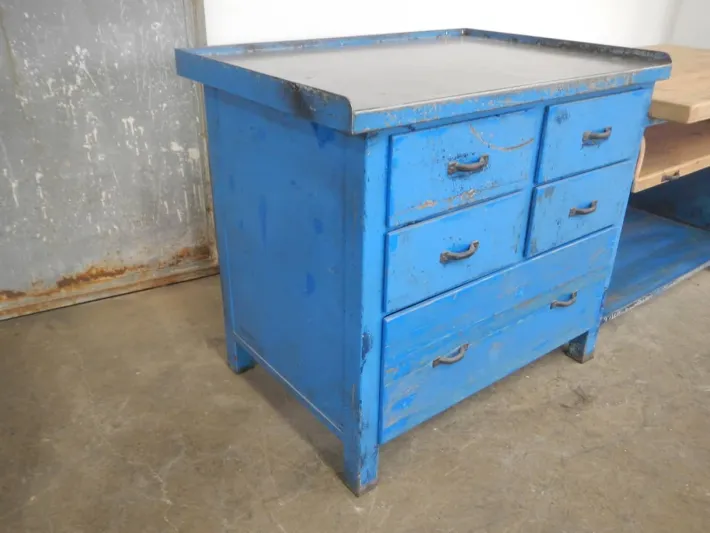 Pamono Italian Iron and Wood Worktable, 1970s Best