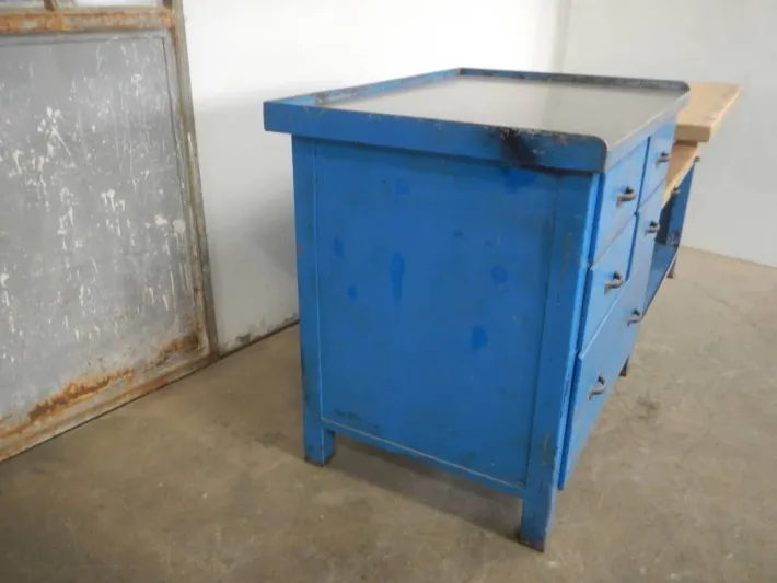 Pamono Italian Iron and Wood Worktable, 1970s Best