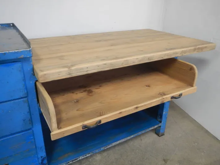 Pamono Italian Iron and Wood Worktable, 1970s Best