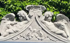 Pamono Italian Lime Stone Bench, 1990s