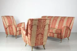 Pamono Italian Living Room Set from I.S.A., 1950s, Set of 3 Sale