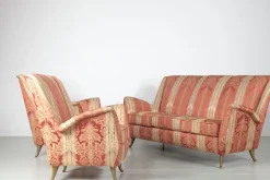 Pamono Italian Living Room Set from I.S.A., 1950s, Set of 3 Sale
