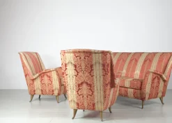 Pamono Italian Living Room Set from I.S.A., 1950s, Set of 3 Sale