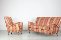 Pamono Italian Living Room Set from I.S.A., 1950s, Set of 3 Sale