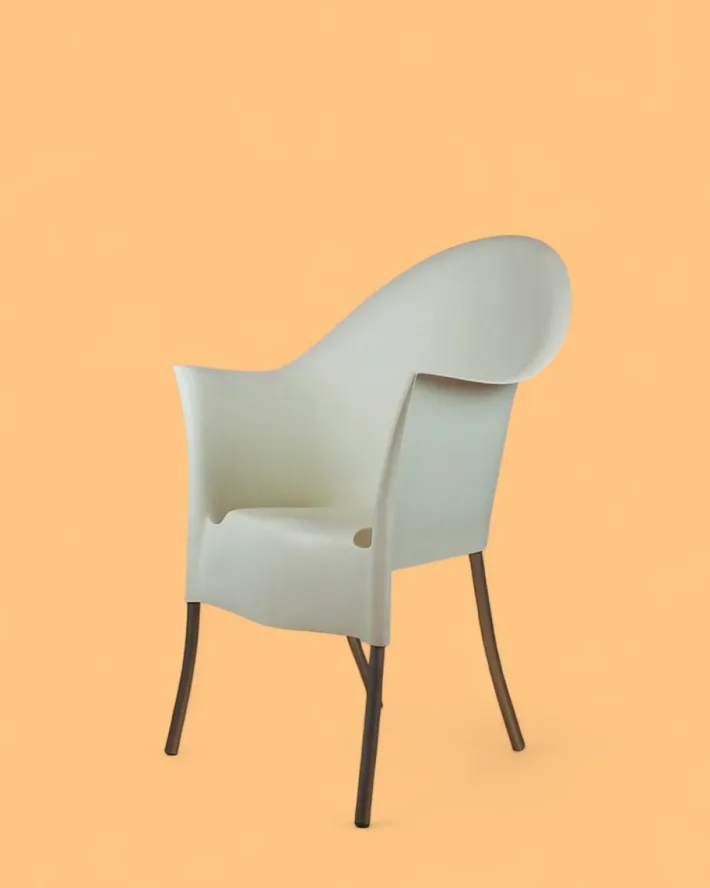 Pamono Italian Lord Yo Chairs and Lord Yi Square Table by Philippe Starck for Driade, 1990s, Set of 5 Sale