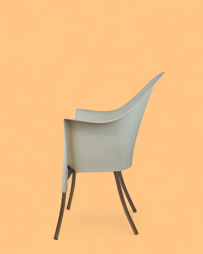 Pamono Italian Lord Yo Chairs and Lord Yi Square Table by Philippe Starck for Driade, 1990s, Set of 5 Sale