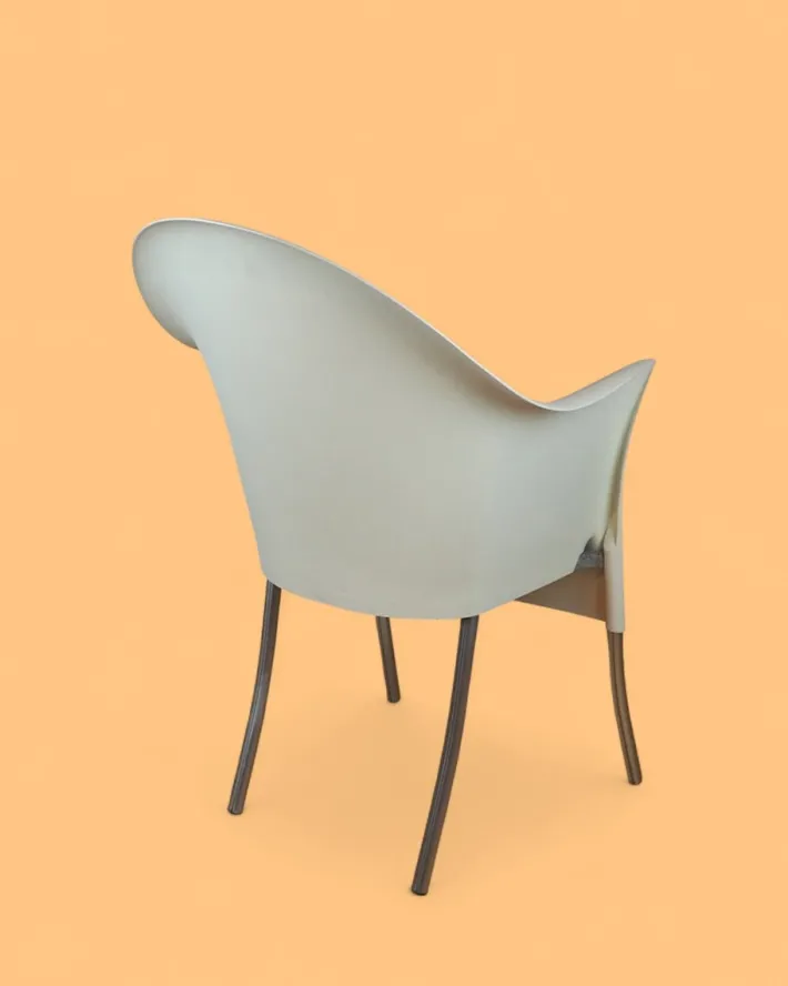 Pamono Italian Lord Yo Chairs and Lord Yi Square Table by Philippe Starck for Driade, 1990s, Set of 5 Sale