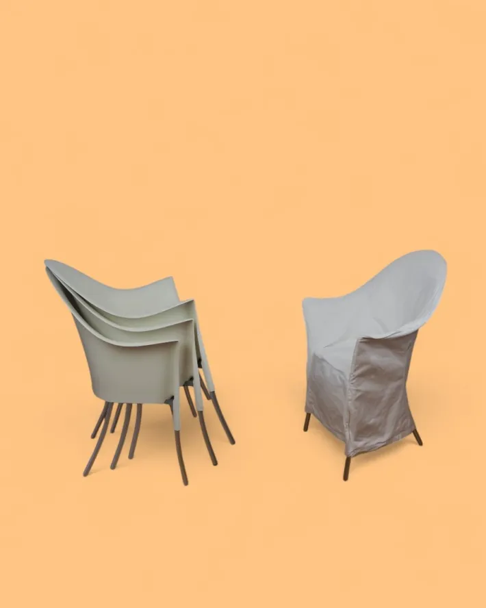 Pamono Italian Lord Yo Chairs and Lord Yi Square Table by Philippe Starck for Driade, 1990s, Set of 5 Sale