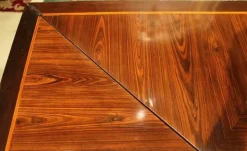 Pamono Italian Louis XVI Period Tulipwood and Kingwood Two Drawers Folding Table