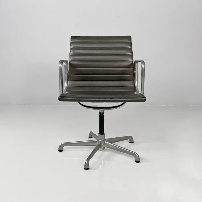 Pamono Italian Modern Leather Office Chair by Charles and Ray Eames for ICF, 1970s Best