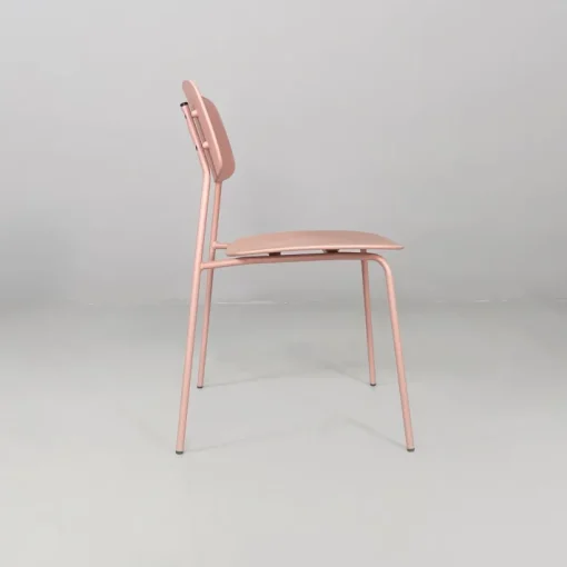 Pamono Italian Modern Light Pink Metal and Plastic Chairs from Tomasucci, 2000s, Set of 4 Outlet