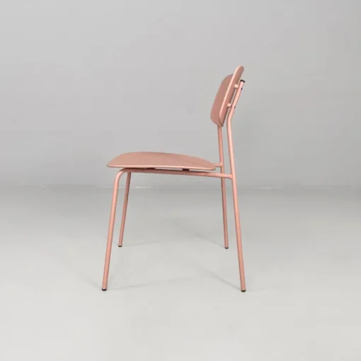 Pamono Italian Modern Light Pink Metal and Plastic Chairs from Tomasucci, 2000s, Set of 4 Outlet